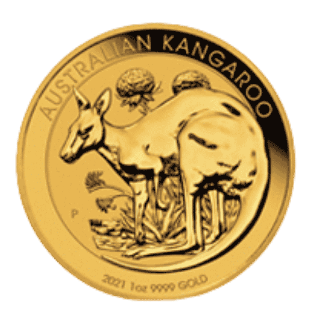 Gold Nugget / Känguru 1 Unze
